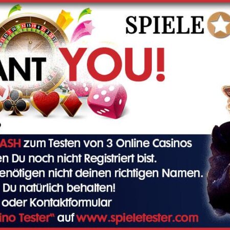 Casino Tester gesucht