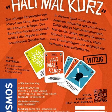 Halt Mal Kurz Spielanleitung – PDF Download