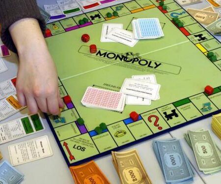 Felder und Karten bei Monopoly