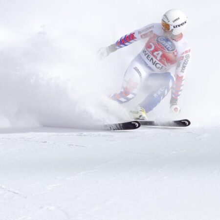 Wettkampfausrüstung für Skispringer