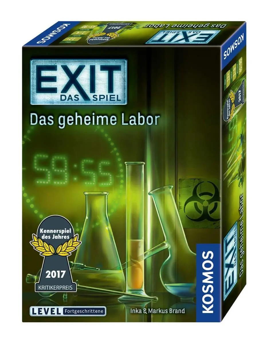 EXIT Das Spiel Spielanleitung für Das geheime Labor  – PDF Download