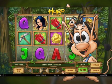 Hugo – der Spieleklassiker nun auch als Slot