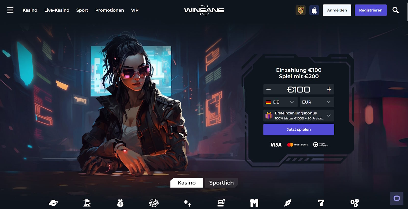 winsane casino startseite