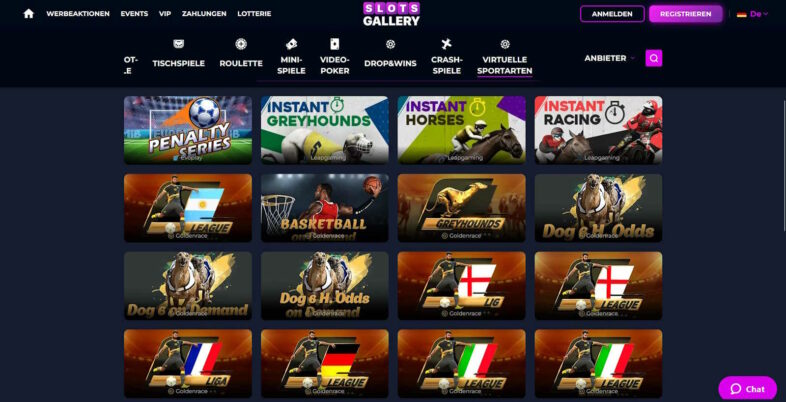 slots gallery virtuell sports